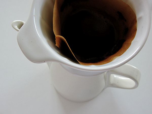 Kaffekanne und Filter